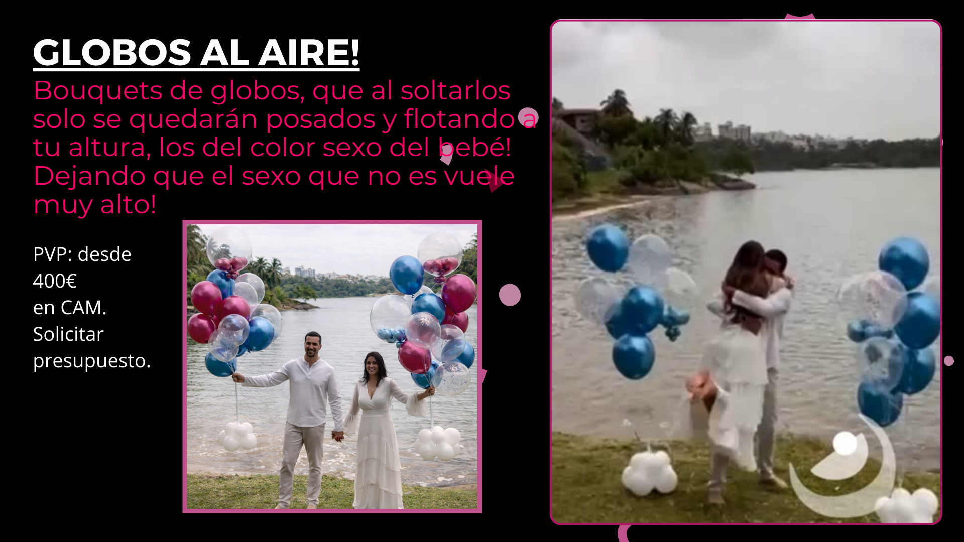 REVELACIÓN ORIGINAL Y DIVERTIDAD EN MADRID ESPAÑA REVELACION DE SEXO CON GLOBOS DECORACIÓN ABRATA Y BONITA