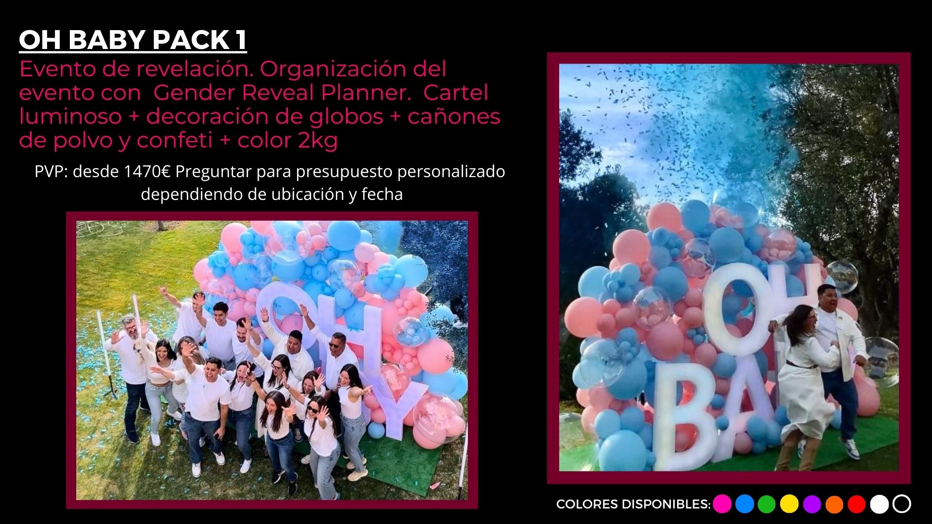 LETRAS GIGANTES PARA EVENTO BABY GENDER REVEAL REVELACION DE SEXO DEL BEBE