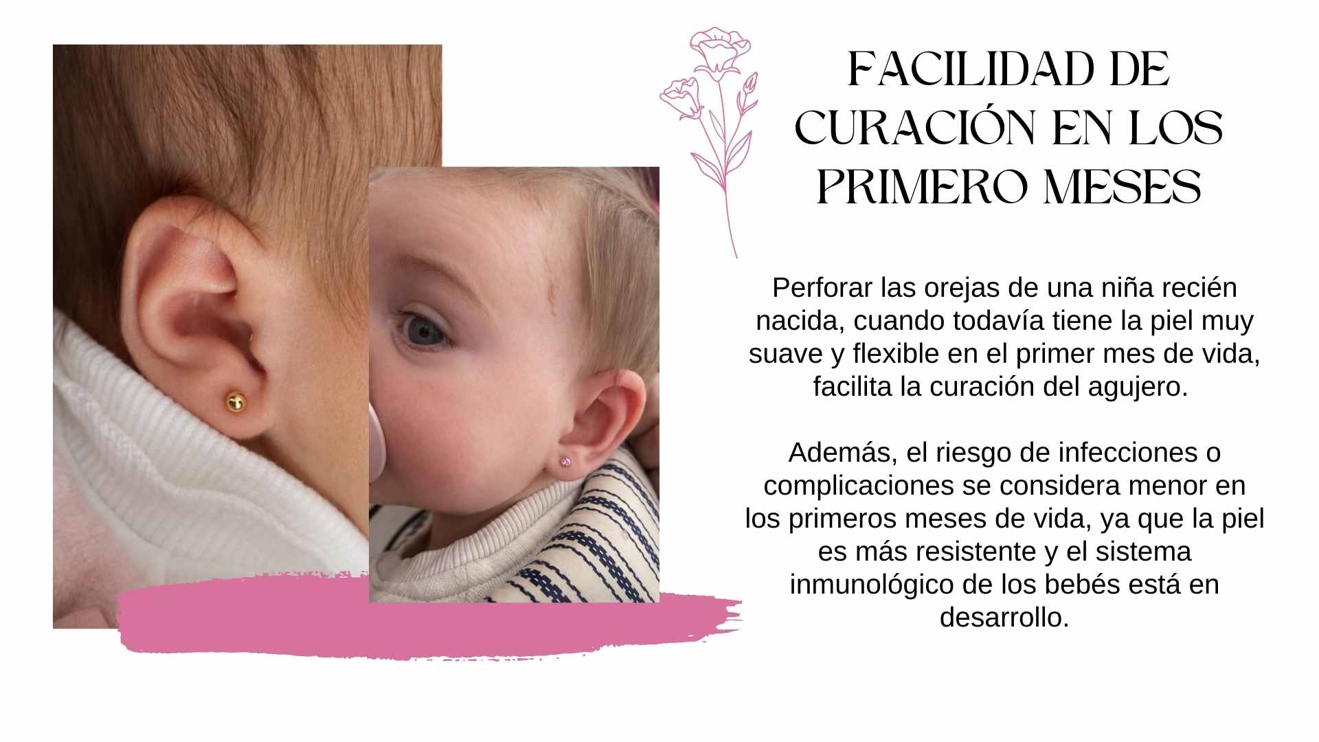 PRIMERA PUESTA DE PENDIENTES RECIEN NACIDA MADRI SAN FERNANDO DE HENARES COSLADA MOSTOLES MADRID TORREJÓN DE ARDOZ ALCALÁ DE HENARES