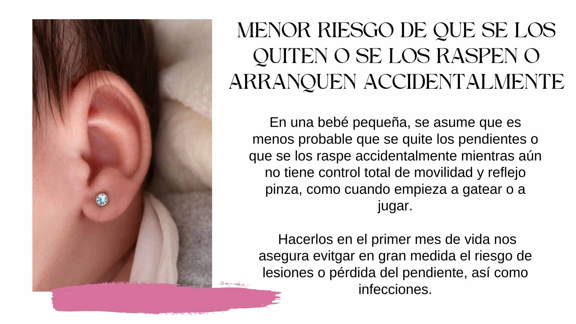 PRIMERA PUESTA DE PENDIENTES RECIEN NACIDA MADRI SAN FERNANDO DE HENARES COSLADA MOSTOLES MADRID TORREJÓN DE ARDOZ ALCALÁ DE HENARES