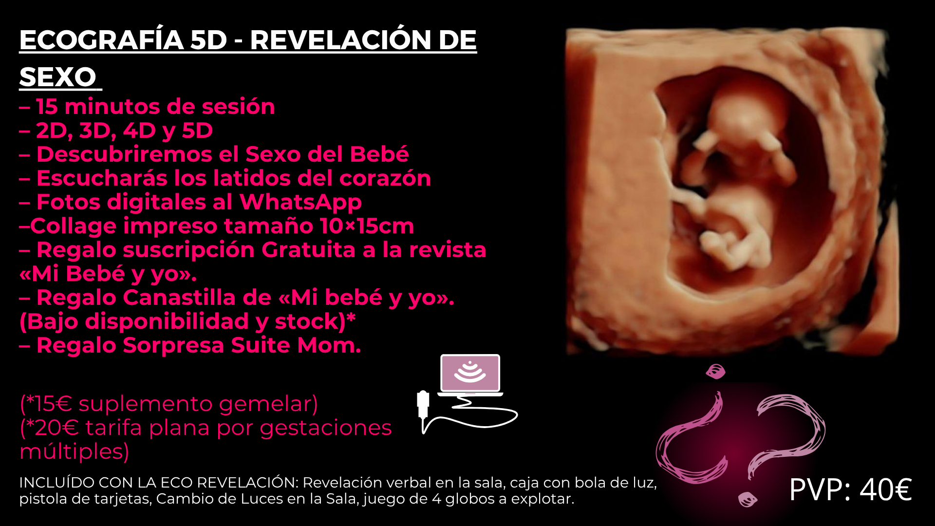 revelacion de sexo madrid, coslada, san fernando de henares, mostoles, el mejor centro, revelacion de sexo con ecografia eventos de revelacion productos de revelacion